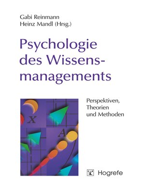 cover image of Psychologie des Wissensmanagements